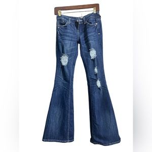 Arden B Low-rise Flare Jeans